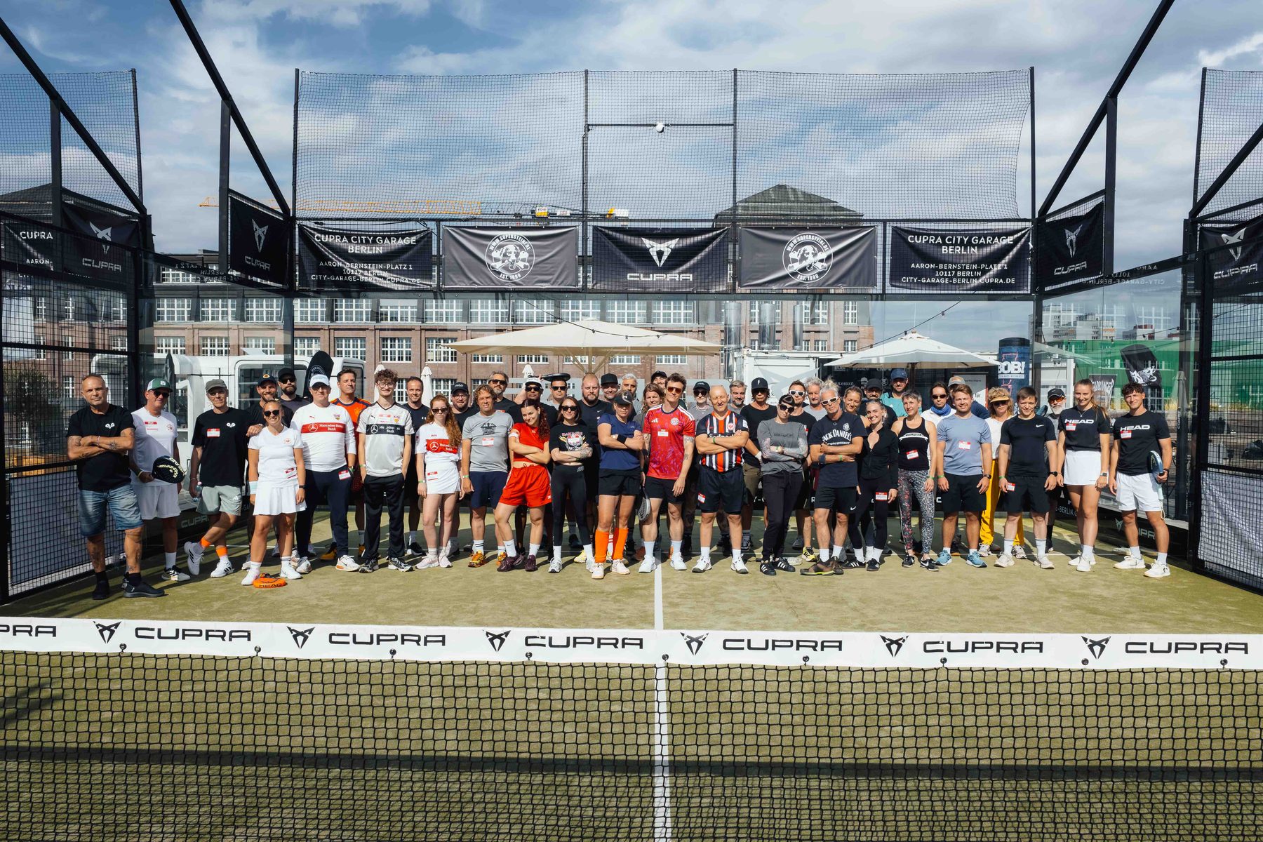 Heavy Padel Truants 2026 players and guests on the court